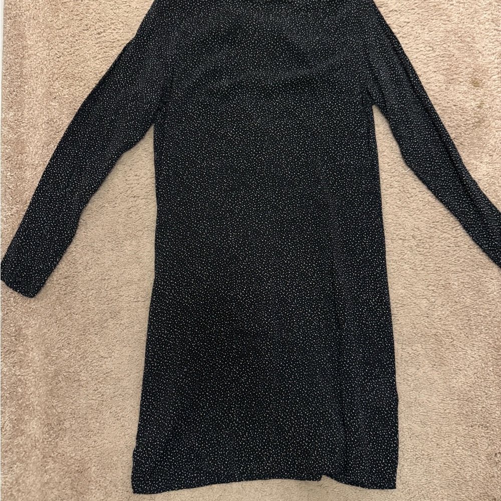 Chic Black Long Sleeve Dress